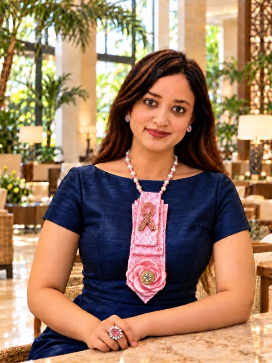 Bellas Jewels Jewelry - Nuturing Hope - pink Breast Cancer Awareness Necktie Necklace
